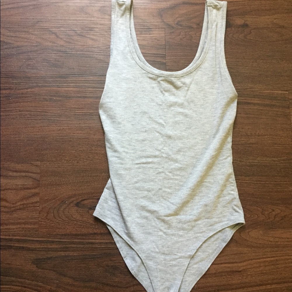 Grey bodysuit